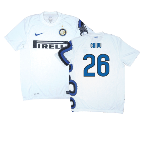 Inter Milan 2010-11 Away Shirt (S) (Excellent) (Chivu 26)