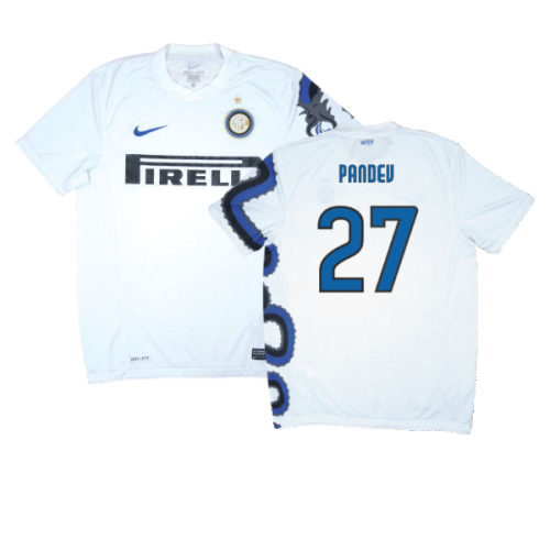 Inter Milan 2010-11 Away Shirt (S) (Excellent) (Pandev 27)