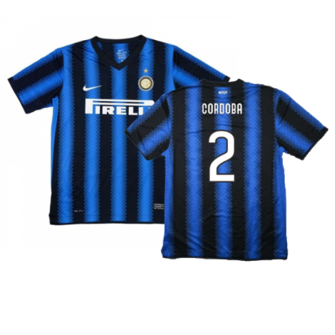Inter Milan 2010-11 Home Shirt (S) (Excellent) (Cordoba 2)