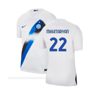 Inter Milan 2023-24 Away Shirt (Sponsorless) (M) (Mkhitaryan 22) (BNWT)