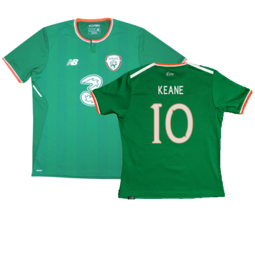 Ireland 2017-18 Home Shirt (S) (Mint) (Keane 10)