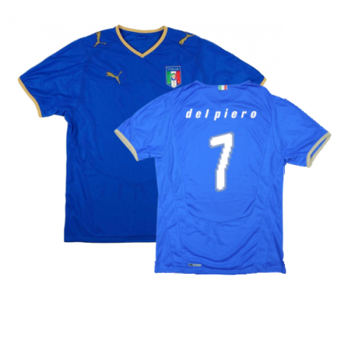 Italy 2008-09 Home Shirt (XL) (Excellent) (Del Piero 7)