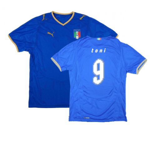 Italy 2008-09 Home Shirt (XL) (Excellent) (Toni 9)