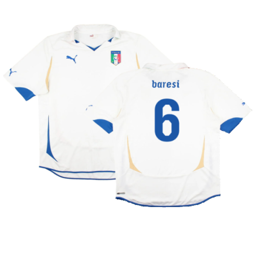 Italy 2010-11 Away Shirt (XL) (Very Good) (Baresi 6)