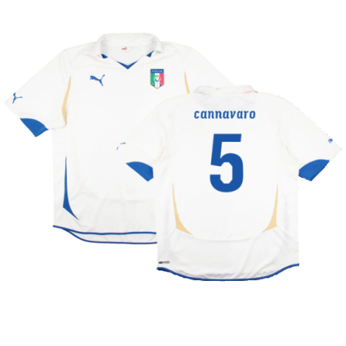 Italy 2010-11 Away Shirt (XL) (Very Good) (Cannavaro 5)