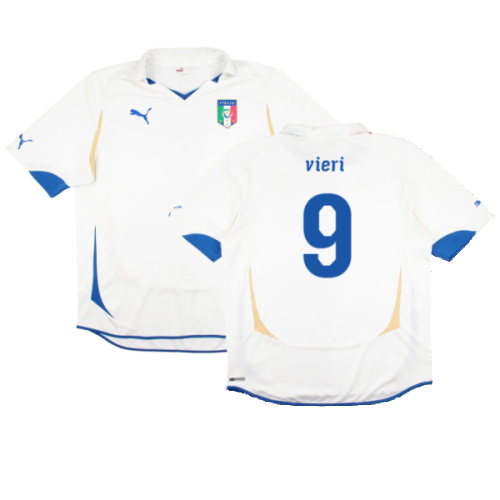 Italy 2010-11 Away Shirt (XL) (Very Good) (Vieri 9)