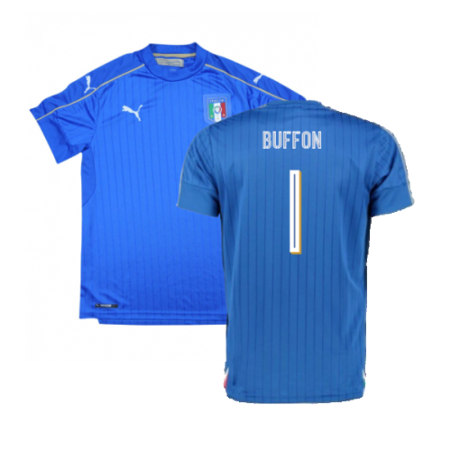 Italy 2016-17 Home Shirt (XLB) (Good) (Buffon 1)