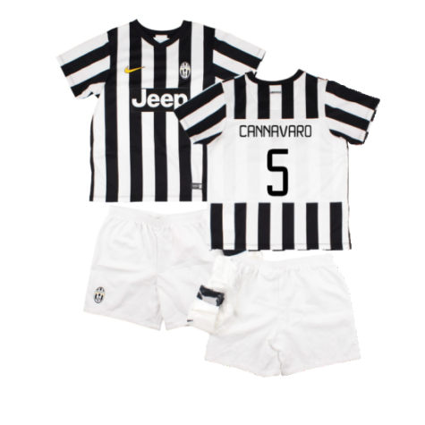 Juventus 2014-15 Home Infant Kit (LB) (Excellent) (Cannavaro 5)