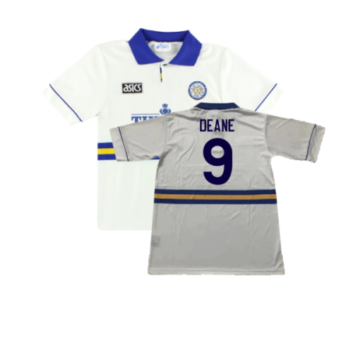 Leeds United 1993-95 Home Shirt (L) (Excellent) (Deane 9)