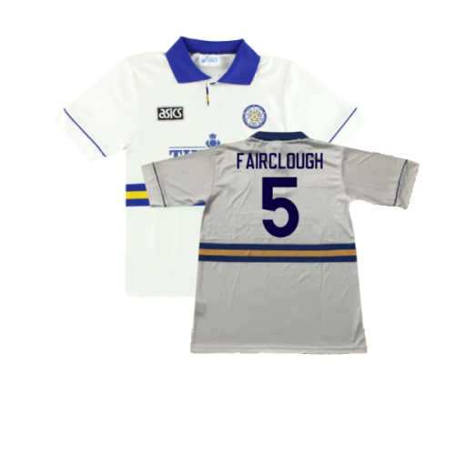 Leeds United 1993-95 Home Shirt (L) (Excellent) (Fairclough 5)