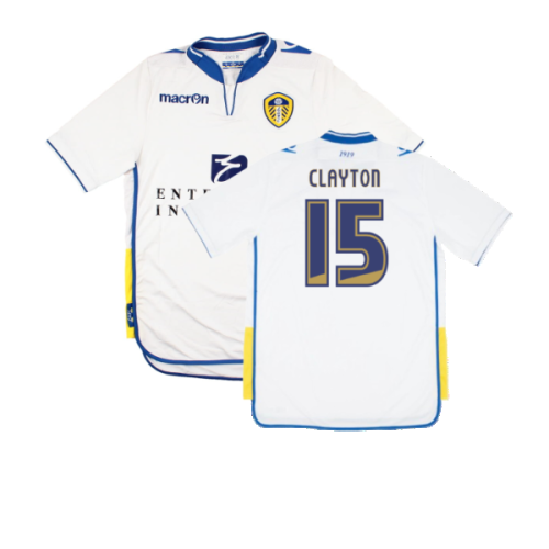 Leeds United 2012-13 Home Shirt (XL) (Mint) (Clayton 15)