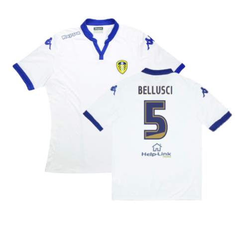 Leeds United 2015-16 Home Shirt (L) (Very Good) (Bellusci 5)