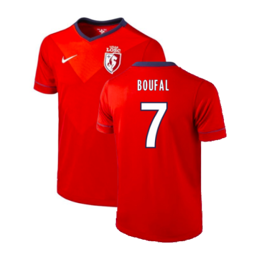 Lille 2014-15 Home Shirt (L) (Very Good) (Boufal 7)