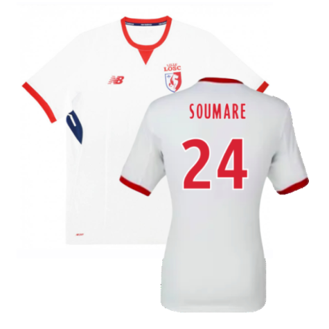 Lille 2017-18 Away Shirt (L) (Soumare 24) (Excellent)