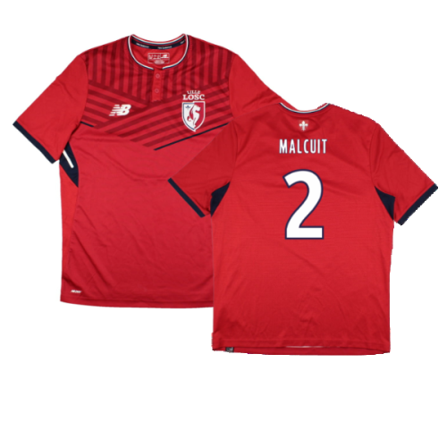 Lille 2017-18 Home Shirt (Sponsorless) (M) (Excellent) (Malcuit 2)