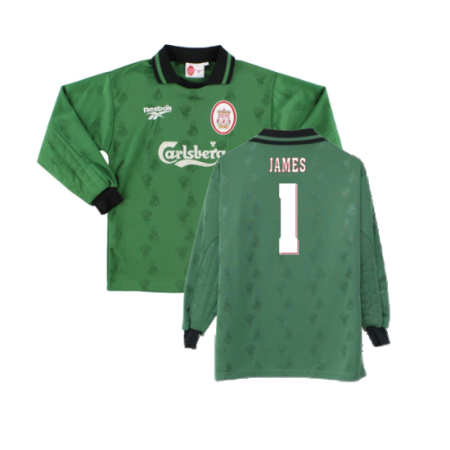 Liverpool 1996-97 GK Shirt (S) (Excellent) (James 1)