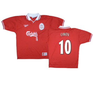 Liverpool 1996-98 Home Shirt (L) (Very Good) (OWEN 10)