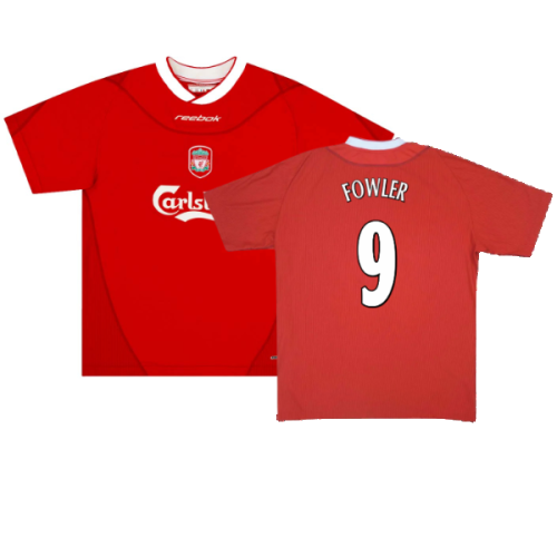 Liverpool 2002-04 Home Shirt (2XL) (Excellent) (FOWLER 9)