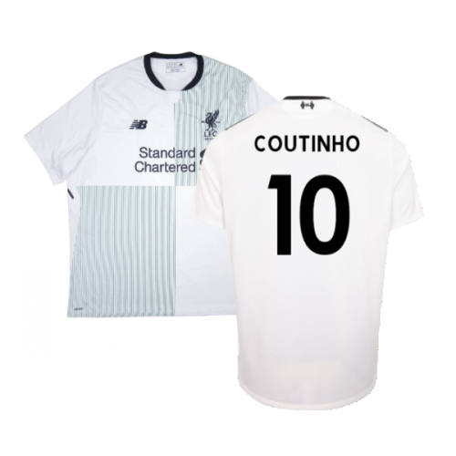 Liverpool 2017-18 Away Shirt (XXL) (Very Good) (Coutinho 10)