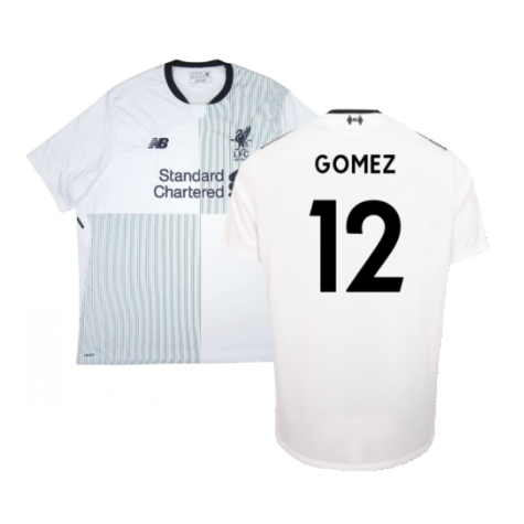 Liverpool 2017-18 Away Shirt (XXL) (Very Good) (Gomez 12)