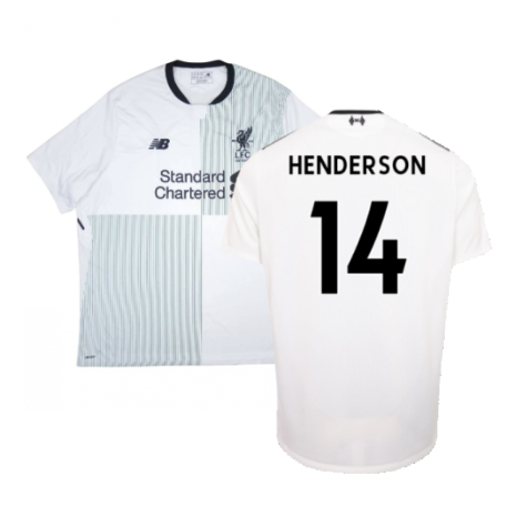 Liverpool 2017-18 Away Shirt (XXL) (Very Good) (Henderson 14)