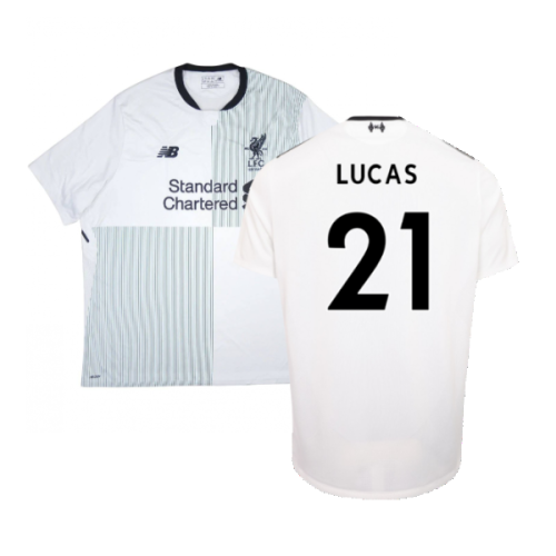 Liverpool 2017-18 Away Shirt (XXL) (Very Good) (Lucas 21)