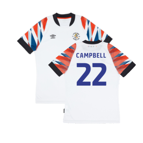 Luton Town 2022-23 Away Shirt (Sponsorless) (XL) (Very Good) (Campbell 22)