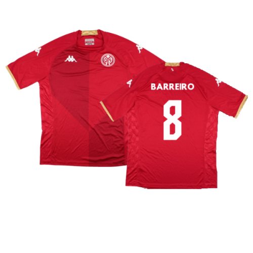 Mainz 05 2022-23 Home Shirt (Sponsorless) (L) (Mint) (Barreiro 8)