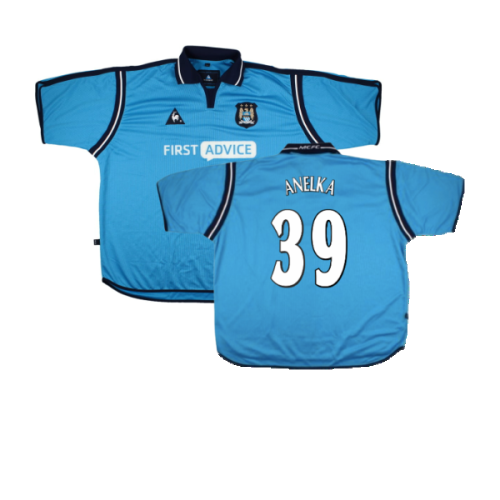 Manchester City 2002-03 Home Shirt (XXL) (Excellent) (Anelka 39)