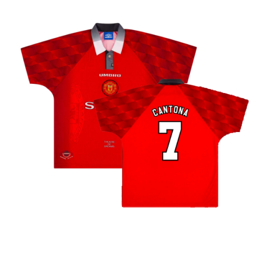 Manchester United 1996-98 Home (M) (Very Good) (Cantona 7)