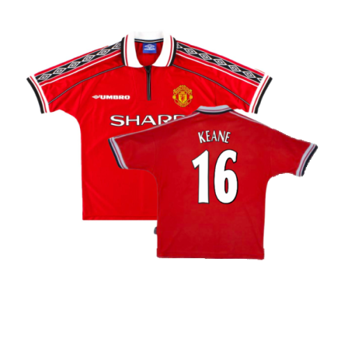 Manchester United 1998-2000 Home (M) (Very Good) (Keane 16)