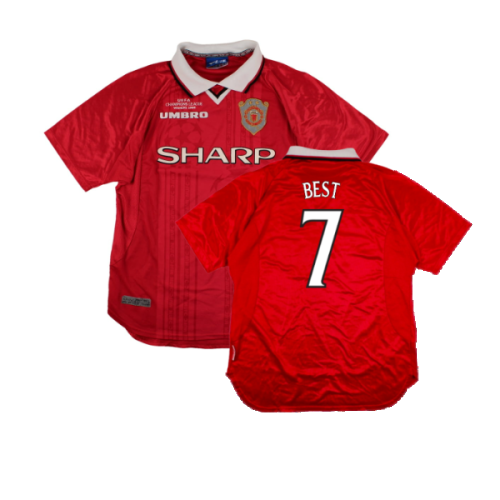 Manchester United 1999-00 European Home Shirt (L) (Excellent) (Best 7)