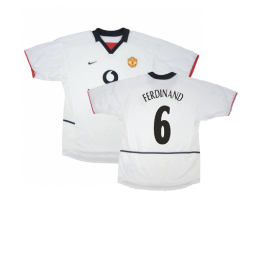 Manchester United 2002-03 Away Shirt (Very Good) (Ferdinand 6)