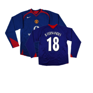 Manchester United 2005-06 Long Sleeve Away Shirt (M) (Excellent) Manchester United 2005-06 Long Sleeve Away Shirt (M) (Excellent)