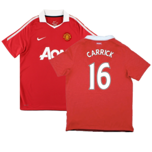 Manchester United 2010-11 Home Shirt (Very Good) (Carrick 16)