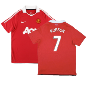 Manchester United 2010-11 Home Shirt (S) (Very Good) (Robson 7)