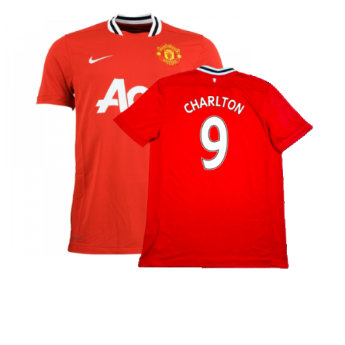 Manchester United 2011-12 Home Shirt (M) (Very Good) (CHARLTON 9)