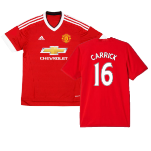 Manchester United 2015-16 Home Shirt (M) (Excellent) (Carrick 16)