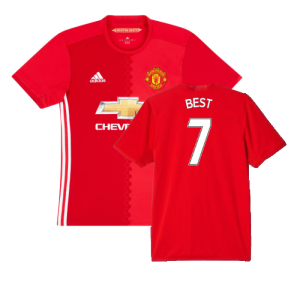 Manchester United 2016-17 Home Shirt (S) (Good) (Best 7)