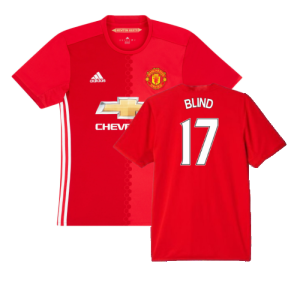 Manchester United 2016-17 Home Shirt (L) (Excellent) (Blind 17)