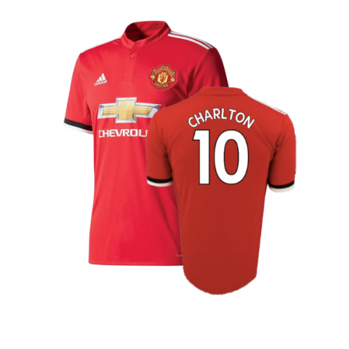 Manchester United 2017-18 Home Shirt (L) (Mint) (Charlton 10)