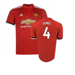 Manchester United 2017-18 Home Shirt (M) (Good) (Jones 4)