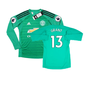 Manchester United 2018-19 GK Home Long Sleeve Shirt (MB) (De Gea #1) (BNWT) (Grant 13)