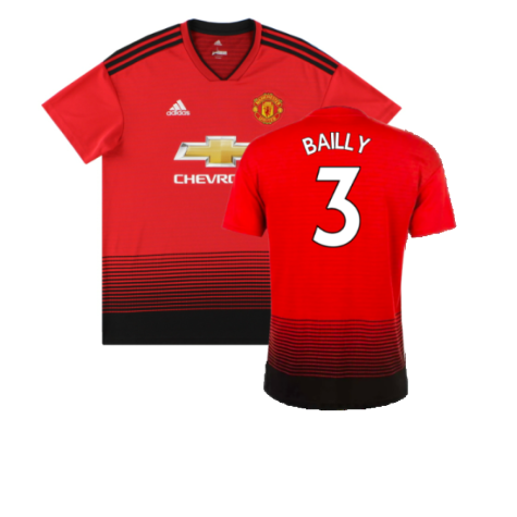 Manchester United 2018-19 Home Shirt - (M) (Excellent) (Bailly 3)