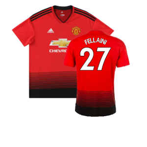 Manchester United 2018-19 Home Shirt (XL) (Excellent) (Fellaini 27)