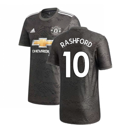 Manchester United 2020-21 Away Shirt (7-8y) (Mint) (RASHFORD 10)