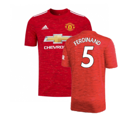 Manchester United 2020-21 Home Shirt (L) (Excellent) (FERDINAND 5)