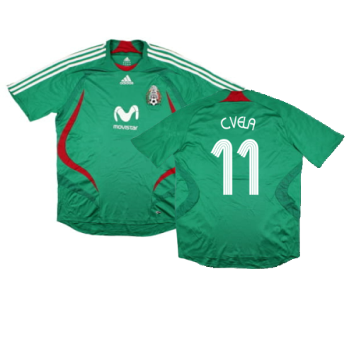 Mexico 2007-08 Home Shirt (L) (Excellent) (C.Vela 11)