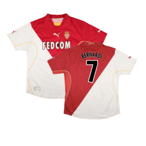 Monaco 2002-03 Home Shirt (XL) (Fair) (Bernardi 7)