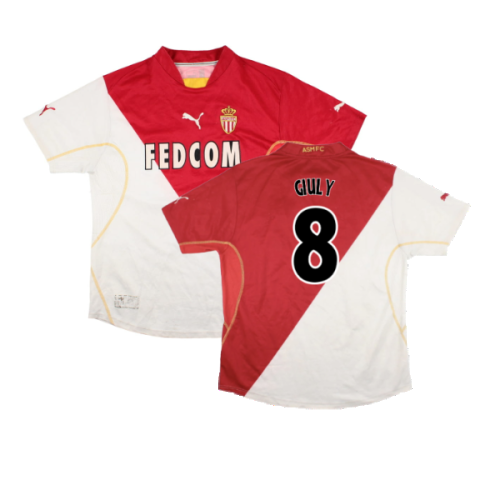 Monaco 2002-03 Home Shirt (XL) (Fair) (Giuly 8)